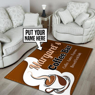 Personalized Coffee Bar Rug 05443