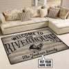 Personalized Welcome To River House Rug 05570
