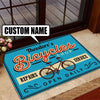 Personalized Bicycle Repair Shop Door Mat Inside Rug Floor Outdoor Mats Decorations 07363