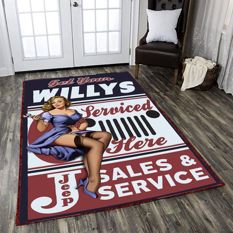 Jeep Willy Rug 05168