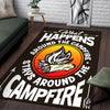 Camping What Happened Around The Campfire Stays In The Campfire Rug 05795