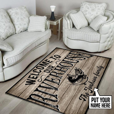 Personalized Welcome To River House Rug 05570