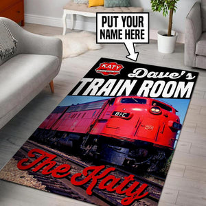 Personalized Mkt Missouri���Kansas���Texas The Katy Railroad Rug 05302