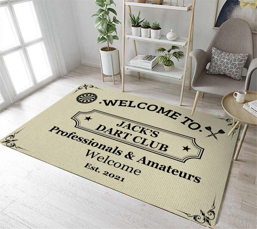 Personalized Dart Room Rug 06825