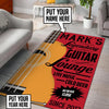 Personalized Guitar Lounge Rug 05960