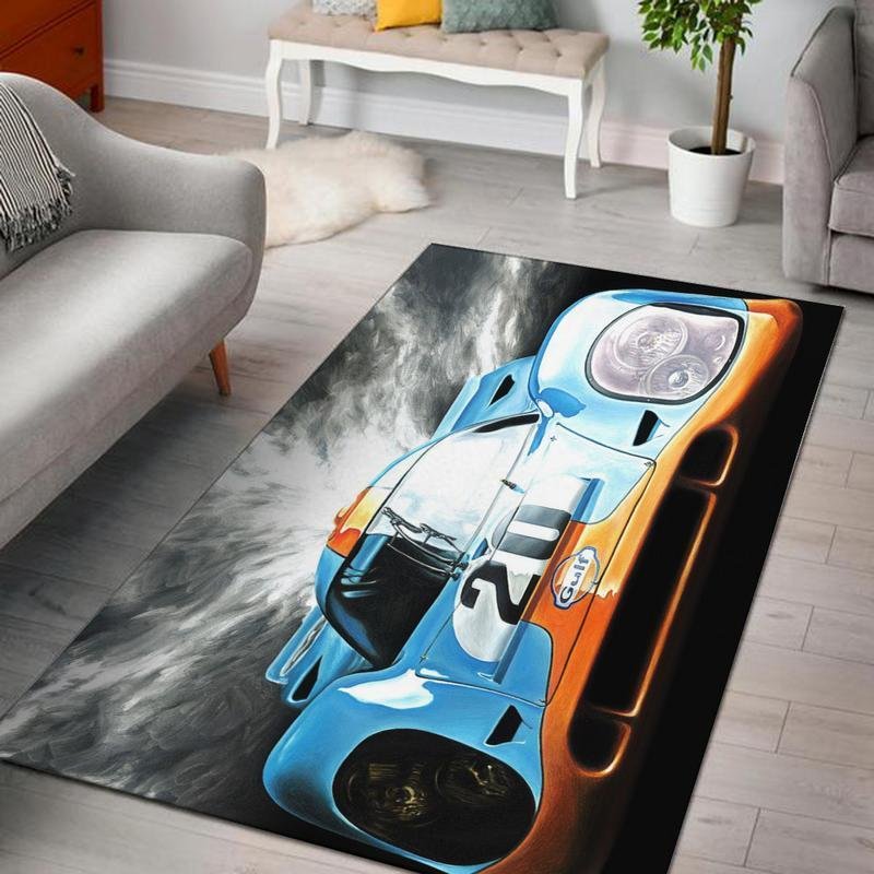 Lemans Rug Gulf Racing Lemans Steve Mcqueen 02078