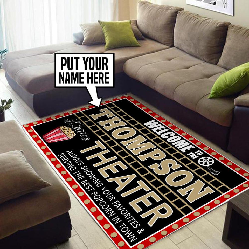 Personalized Home Theater Rug 05527
