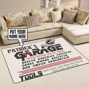 Personalize Garage Rug 05331