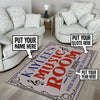 Personalized Music Room Rug 05482