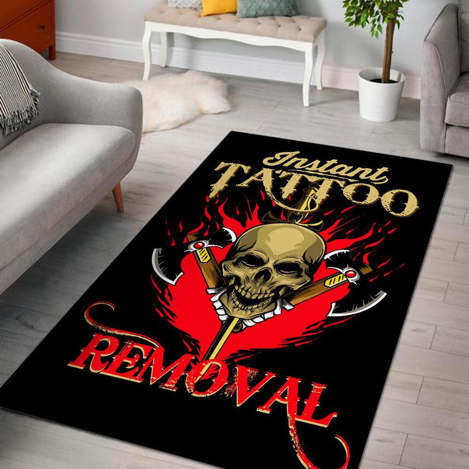 Instant Tattoo Removal Here Rug 06042