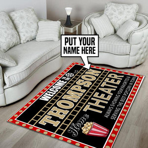 Personalized Home Theater Rug 05527