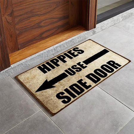Hippie Use Side Door Mat Inside Rug Floor Outdoor Mats Decorations 07393