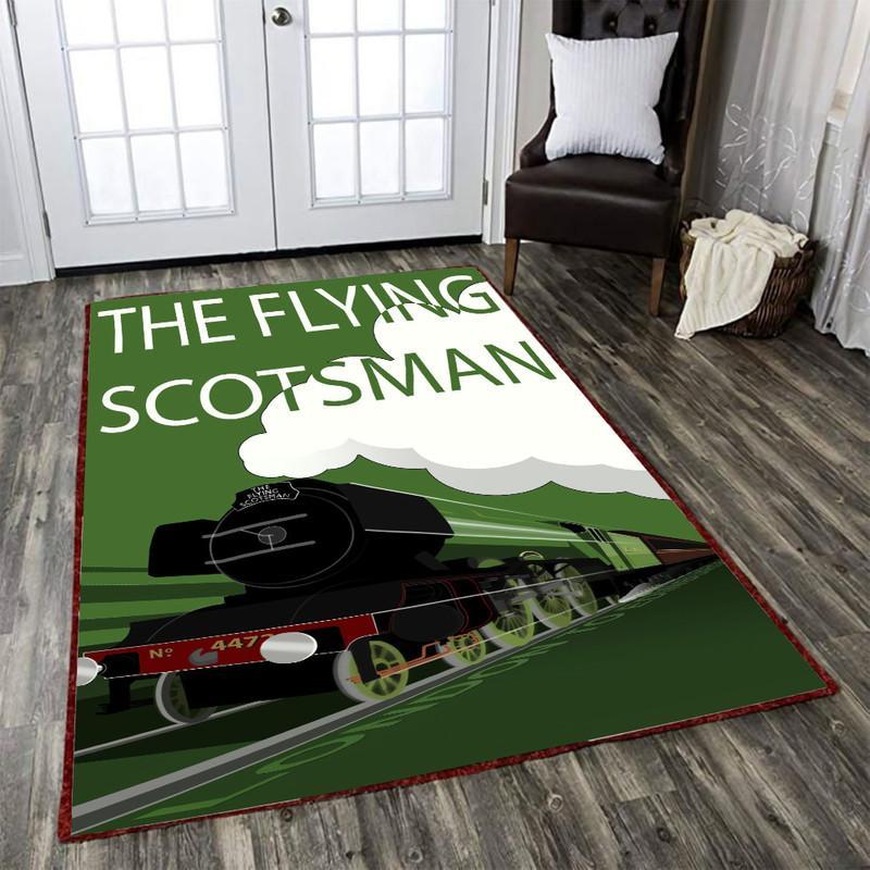 Scotsman Rug Flying Scotsman Railway Railroad 04919