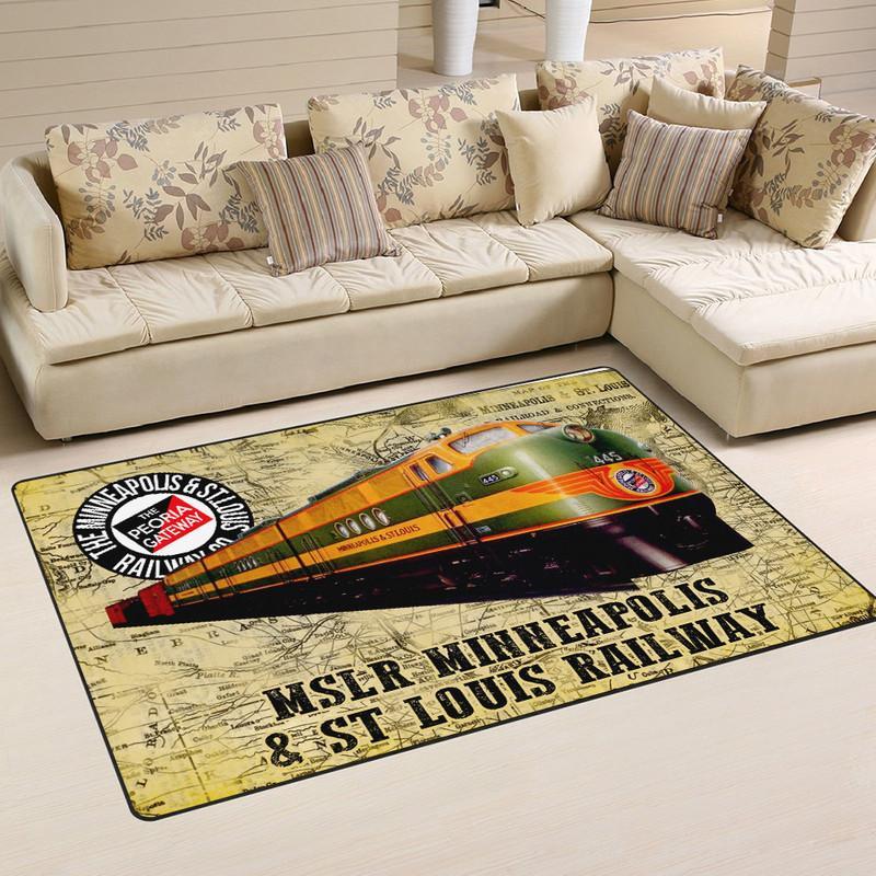 Mslr Minneapolis & St Louis Railway Rug 05193