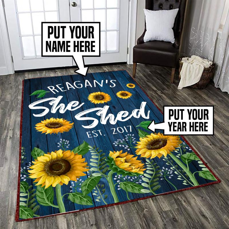 Personalized She Shed Rug 05457