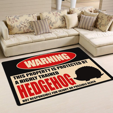 Funny Hedgehog Rug 05369