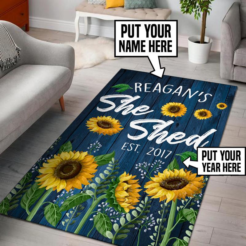Personalized She Shed Rug 05457