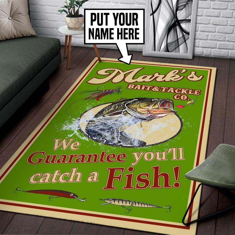 Personalized Fishing Rug 05350