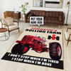 Personalized Farmall Tractor Rug Outdoor Indoor Rugs Living Room 07391