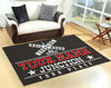 Personalized Railroad Crossing 2 Track Rug 05841