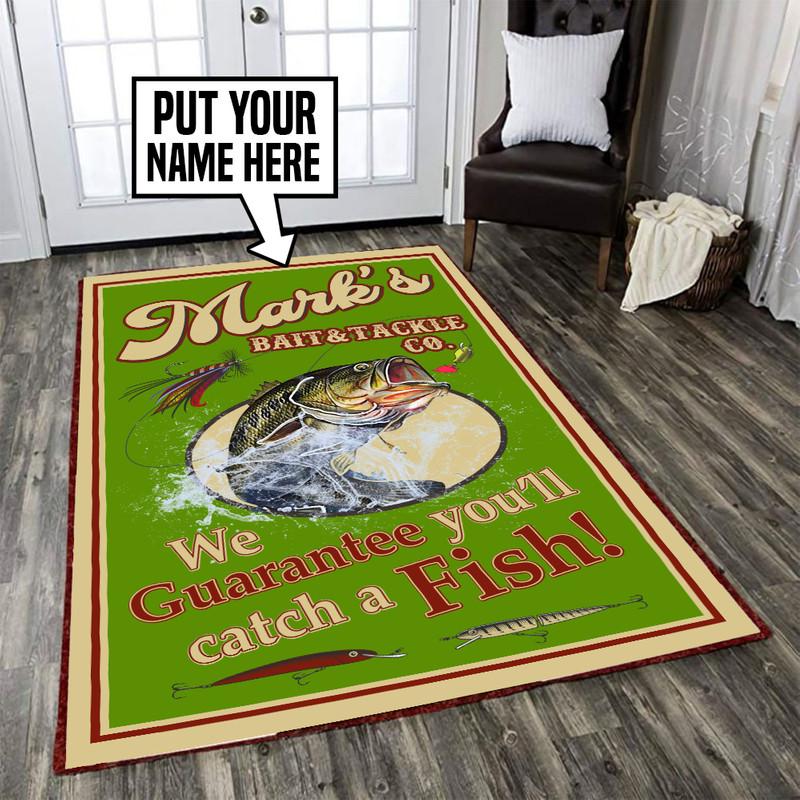 Personalized Fishing Rug 05350