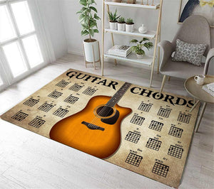 Guitar Chords Rug 05920