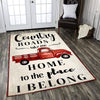 Country Roads Take Me Home To The Place I Belong Rug 05762
