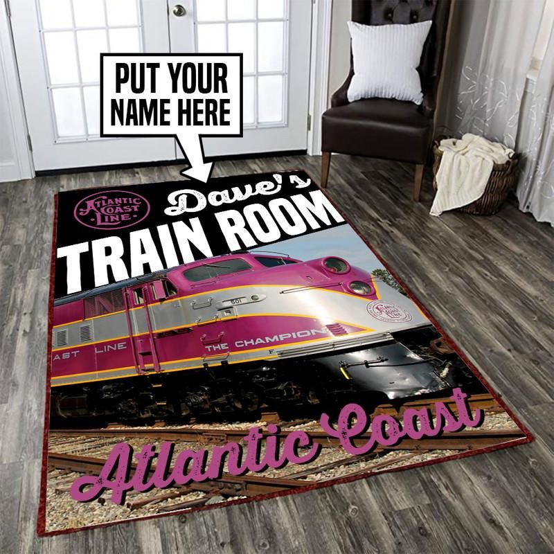 Personalized Acl Atlantic Coast Line Railroad Rug 05307