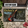 Personalized Guitar Lounge Door Mat Inside Rug Floor Outdoor Mats Decorations 07369