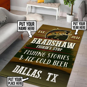Personalized Fisherman���s Hideout Rug 05875