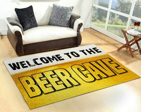 Welcome To Beer Cave Rug 06110