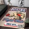 Personalized Boxing Fight Club Rug 05785