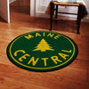 Mainecentral Living Room Round Mat Circle Rug Maine Central Railroad 04573