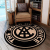 Akron Living Room Round Mat Circle Rug Akron Canton & Youngstown Railroad 05027