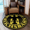 Drg Living Room Round Mat Circle Rug Deutsche Reichsbahn Gesellschaft 04891