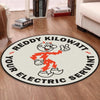 Electric Funny Living Room Round Mat Circle Rug 06895