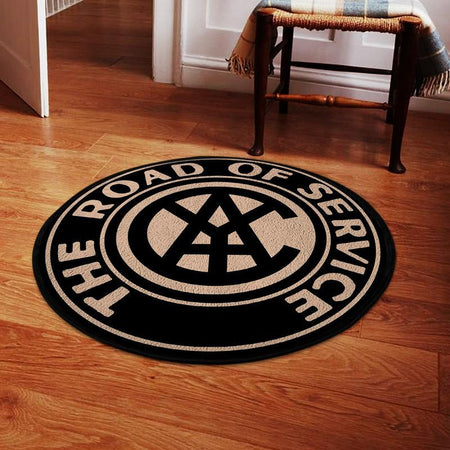 Akron Living Room Round Mat Circle Rug Akron Canton & Youngstown Railroad 05027