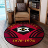Lehigh Living Room Round Mat Circle Rug Lehigh Valley Railroad 04503