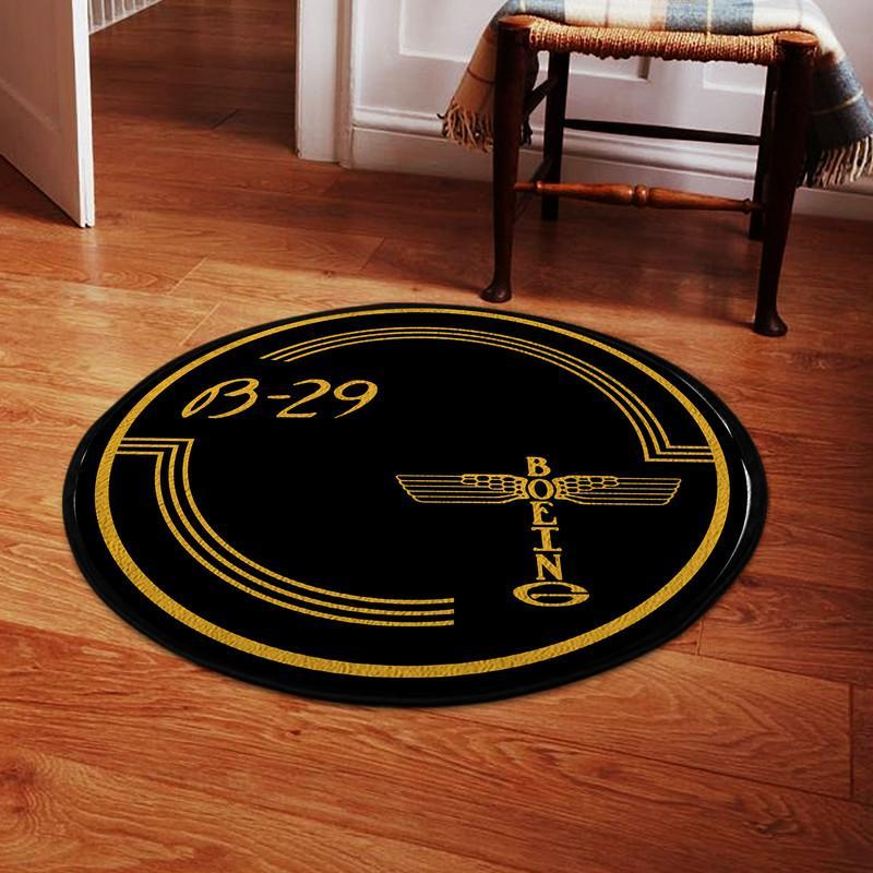 Boeing B29 Living Room Round Mat Circle Rug 05236