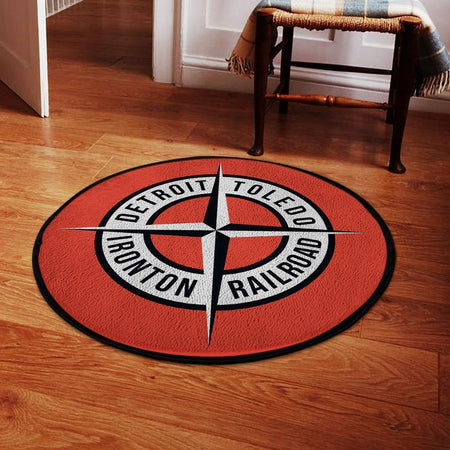 Dtirr Living Room Round Mat Circle Rug Detroit Toledo And Ironton Railroad 04667