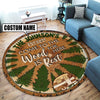 Personalized Camping Living Room Round Mat Circle Rug 07034