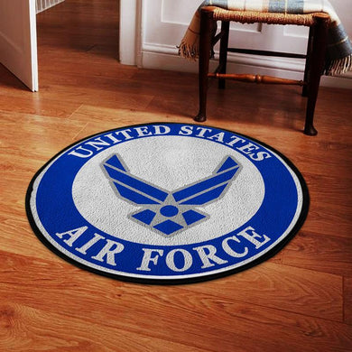 Us Airforce Living Room Round Mat Circle Rug 05148