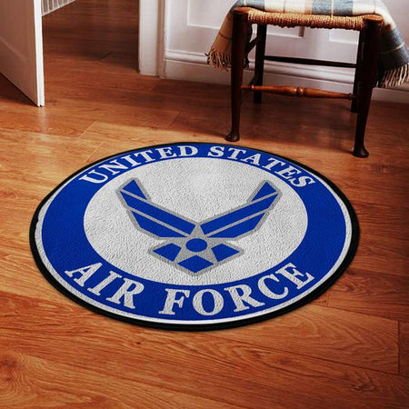 Us Airforce Living Room Round Mat Circle Rug 05148