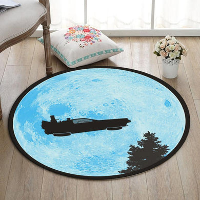 Btf Living Room Round Mat Circle Rug Back To The Future Marty Mcfly Delorean Dmc Bttf 02179