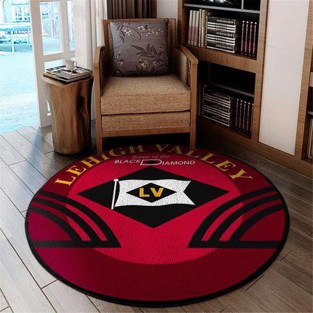 Lehigh Living Room Round Mat Circle Rug Lehigh Valley Railroad 04541