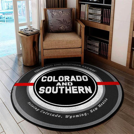 Csrr Living Room Round Mat Circle Rug Cs Colorado And Southern Railway 04690
