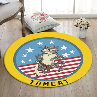 Topgun Living Room Round Mat Circle Rug Top Gun 02732