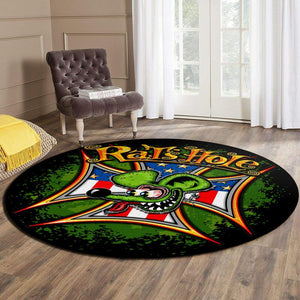 Rat's Hole Living Room Round Mat Circle Rug 07277