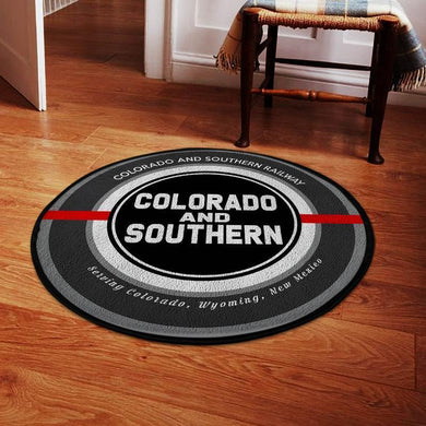 Csrr Living Room Round Mat Circle Rug Cs Colorado And Southern Railway 04690