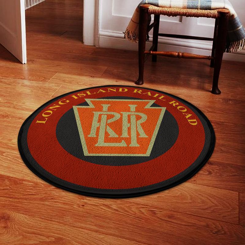 Lirr Living Room Round Mat Circle Rug Long Island Railroad 04664